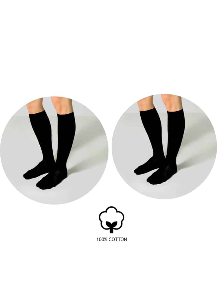 Πακέτο 2 Ανδρικές Κάλτσες Τεχνολογίας Συμπίεσης Classic 18-22 mmHg