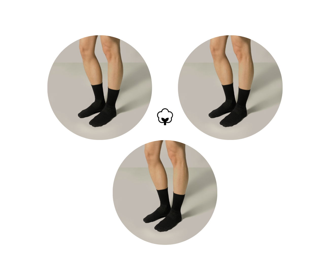 Πακέτο 3 Κάλτσες για διαβητικούς και άτομα με ευαίσθητα πόδια