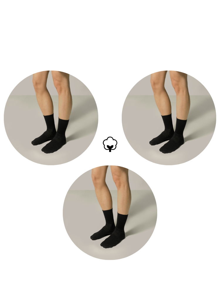 Πακέτο 3 Κάλτσες για διαβητικούς και άτομα με ευαίσθητα πόδια