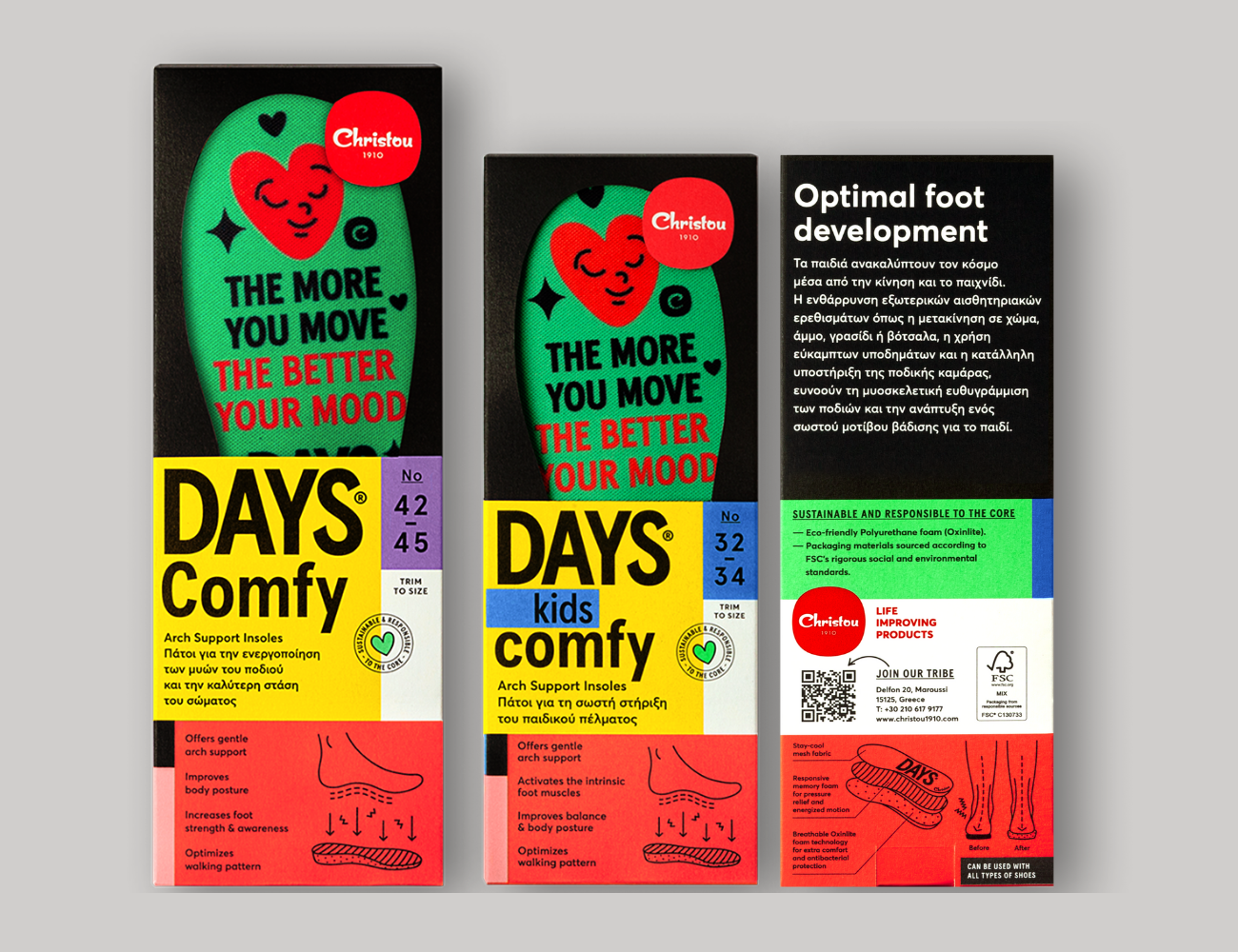 Super Black Friday Πακέτο 4+4 Ανατομικοί Πάτοι Days Comfy