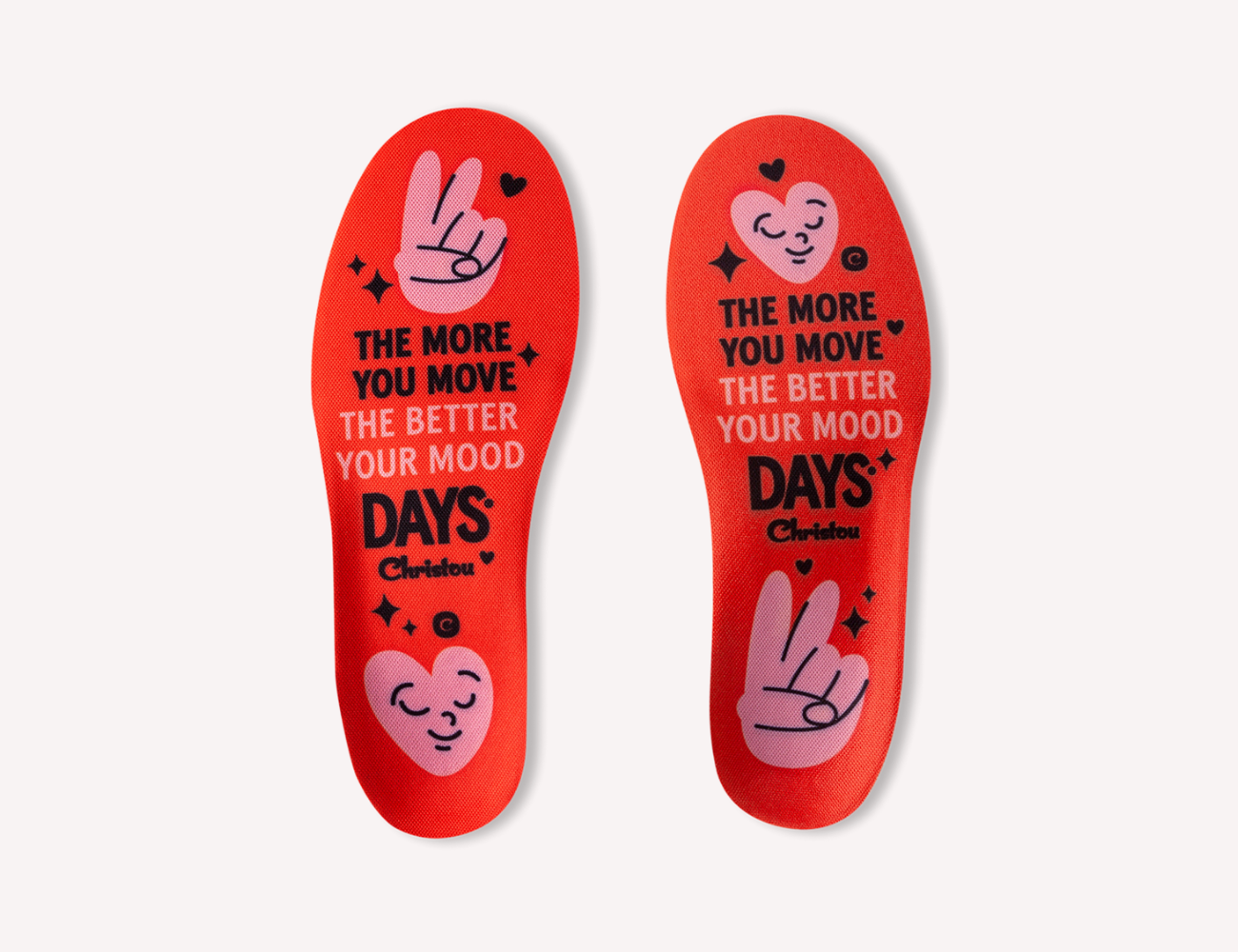 Ανατομικοί Πάτοι για Παιδιά Move your Mood Comfy Red