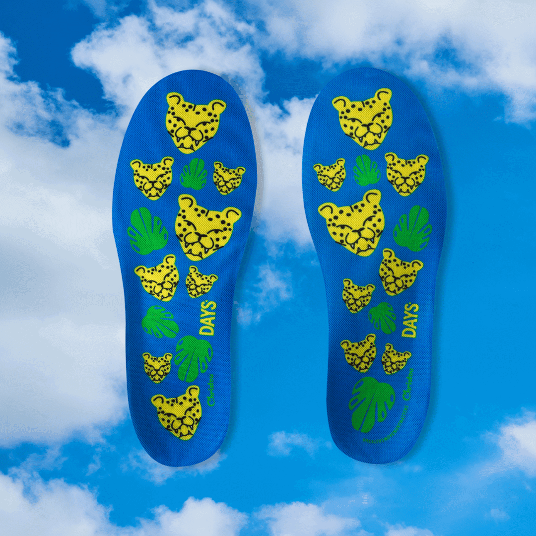 Ανατομικοί Πάτοι για Παιδιά Cheetahs Comfy Blue