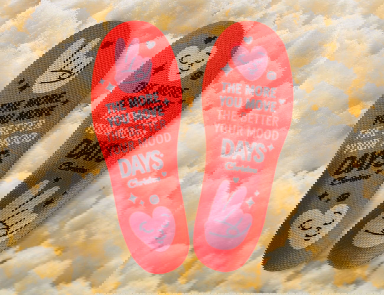 Ανατομικοί Πάτοι για Ενήλικες Move your Mood Comfy Red