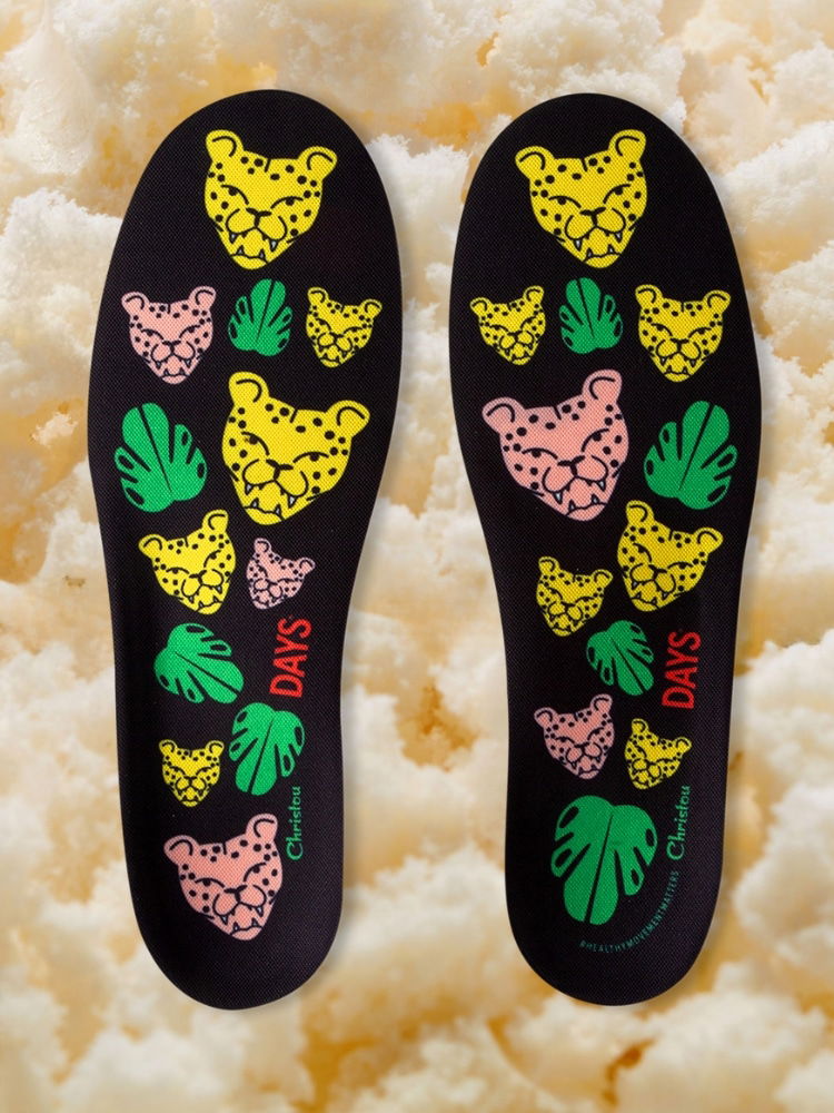 Ανατομικοί Πάτοι για Παιδιά Cheetahs Comfy Black