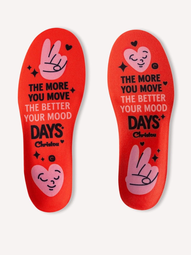 Ανατομικοί Πάτοι για Παιδιά Move your Mood Comfy Red