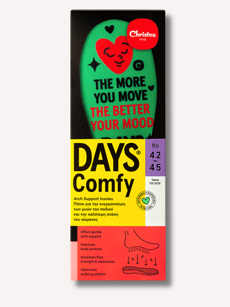 Ανατομικοί Πάτοι  για Ενήλικες Move Your Mood Comfy Green