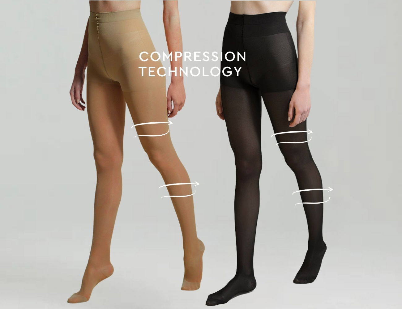 Πακέτο 2 Καλσόν Τεχνολογίας Συμπίεσης 140 DEN -χρώματος της επιλογής σας