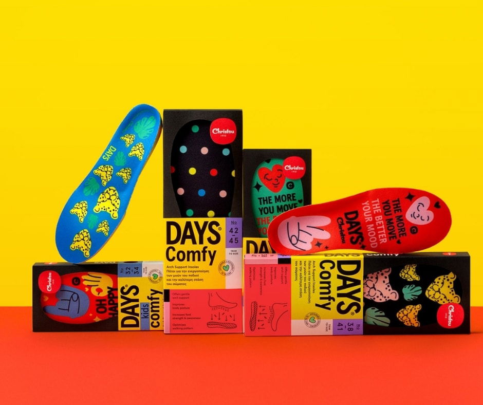 Super Black Friday Πακέτο 4+4 Ανατομικοί Πάτοι Days Comfy