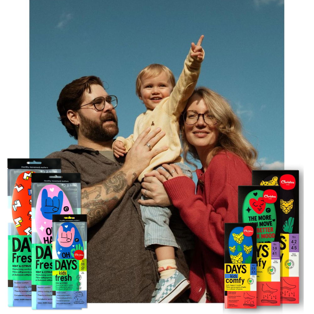 Family of 3: Σετ 3 Ανατομικοί + 3 Αρωματικοί Πάτοι Days