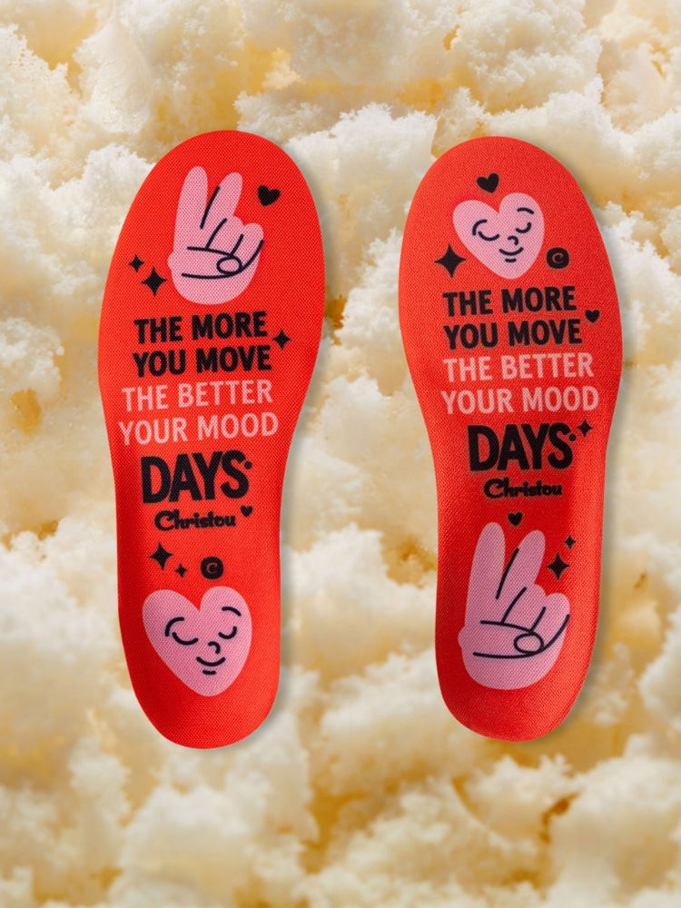 Στάσου Καλύτερα, Περπάτα Καλύτερα  : 1 ιμάντας πλάτης + 1 ανατομικός πάτος Days Comfy