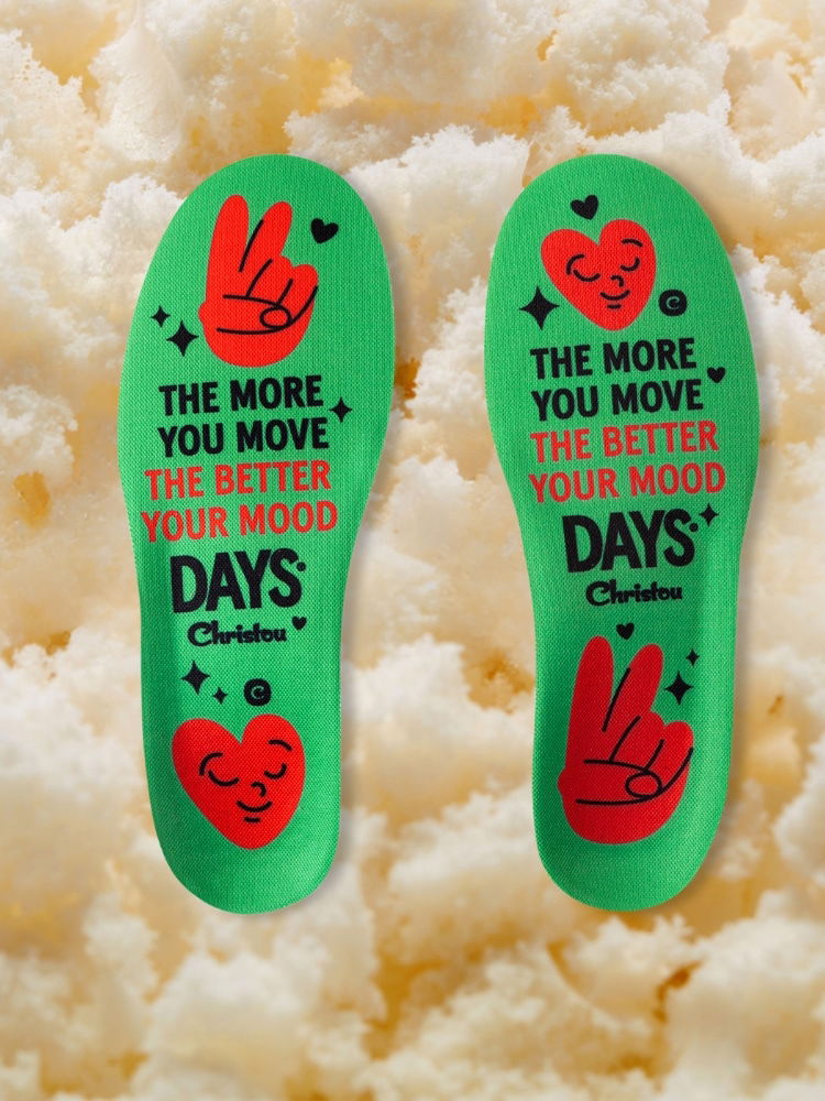 Στάσου Καλύτερα, Περπάτα Καλύτερα  : 1 ιμάντας πλάτης + 1 ανατομικός πάτος Days Comfy