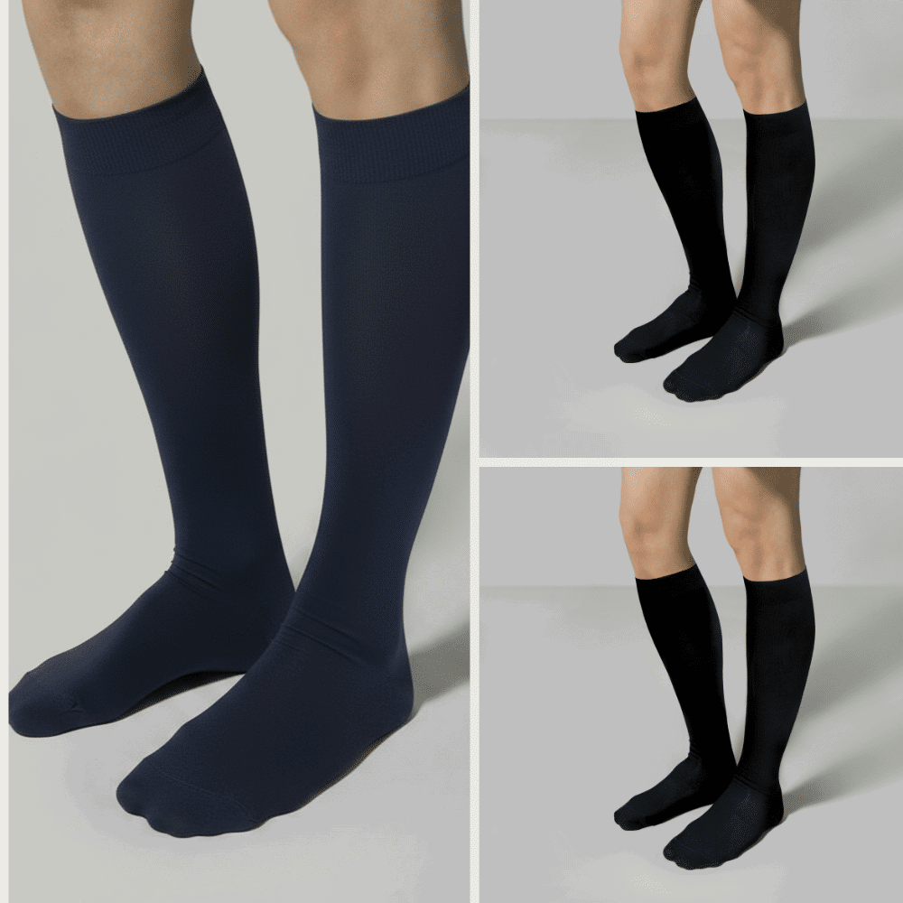 Πακέτο 3 Αντρικές Κάλτσες Τεχνολογίας Συμπίεσης Light Edition 16-20mmHg- χρώματος της επιλογής σας