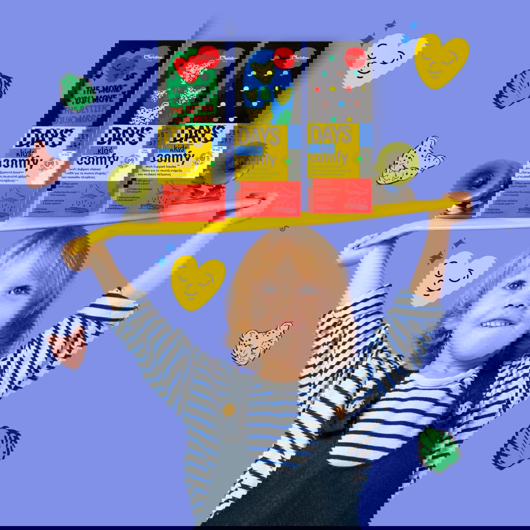 Πακέτο 2 Ανατομικοί Πάτοι Days Comfy