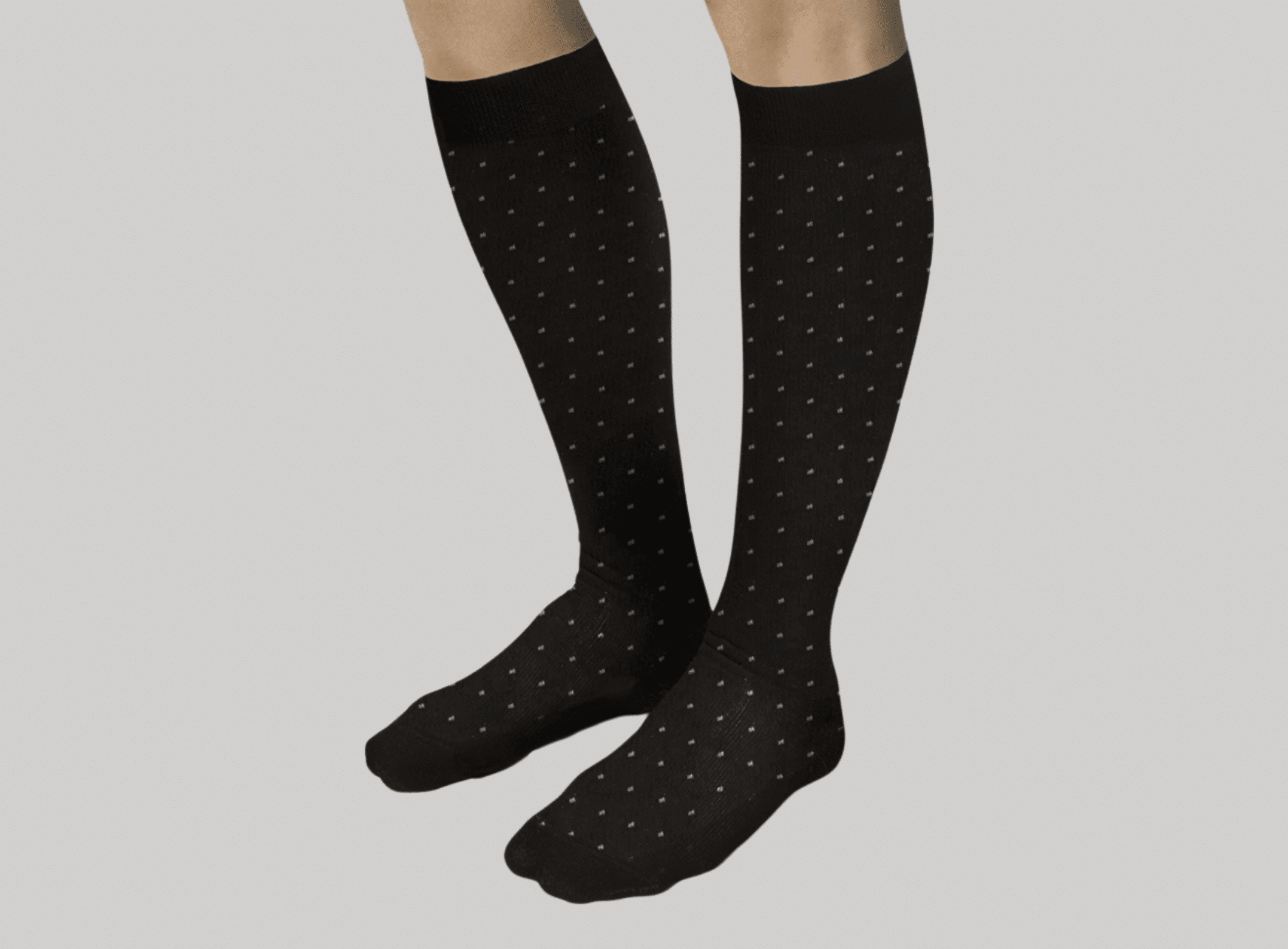 Αντρικές Κάλτσες Τεχνολογίας Συμπίεσης Swiss Dots με Βαμβάκι 15-20 mmHg