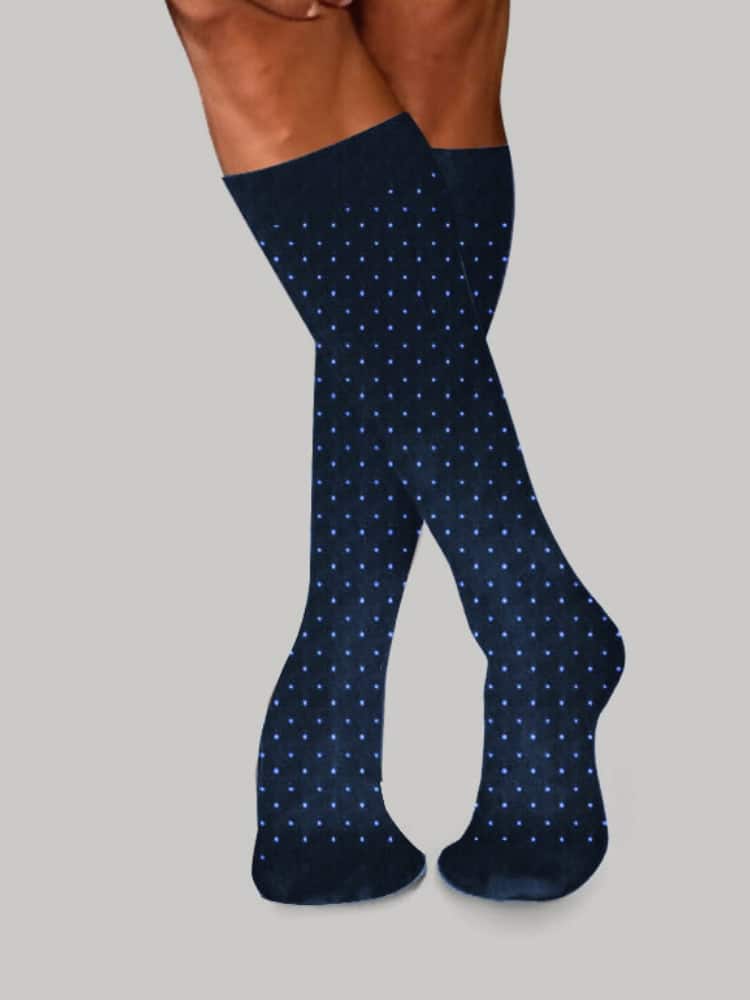 3 Αντρικές Κάλτσες Τεχνολογίας Συμπίεσης Swiss Dots με Βαμβάκι -10%