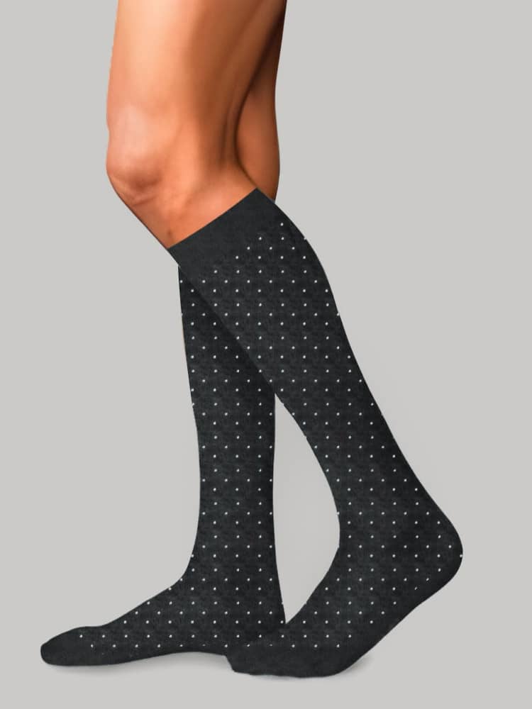 3 Αντρικές Κάλτσες Τεχνολογίας Συμπίεσης Swiss Dots με Βαμβάκι -10%