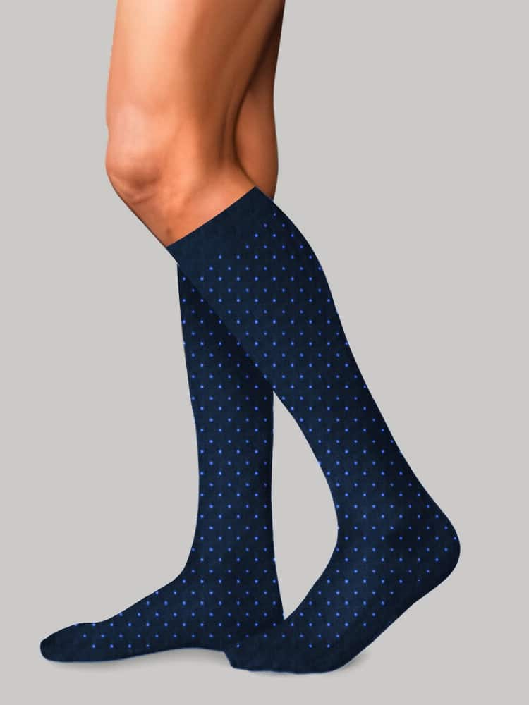 3 Αντρικές Κάλτσες Τεχνολογίας Συμπίεσης Swiss Dots με Βαμβάκι -10%