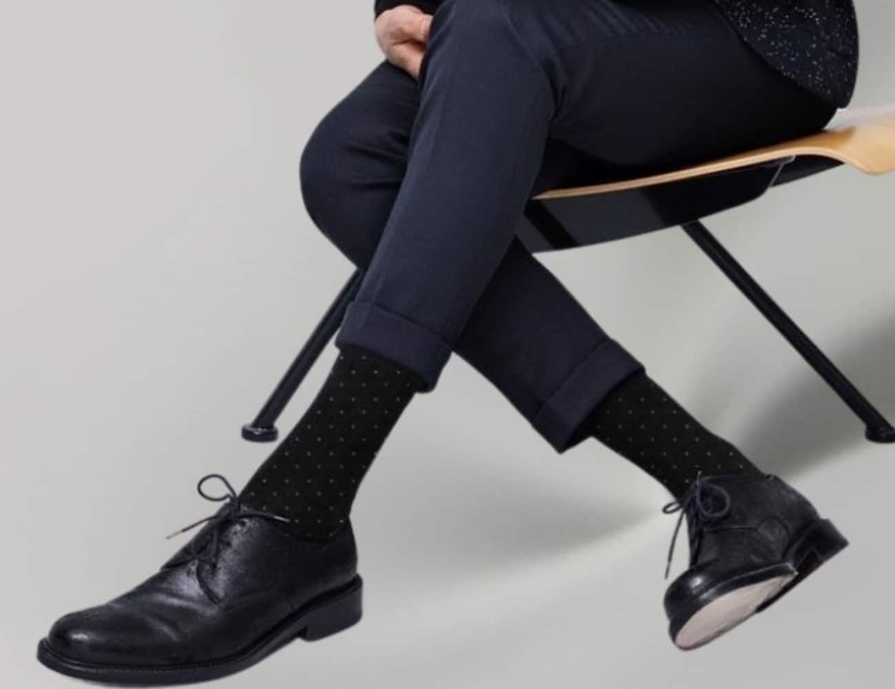 3 Αντρικές Κάλτσες Τεχνολογίας Συμπίεσης Swiss Dots με Βαμβάκι