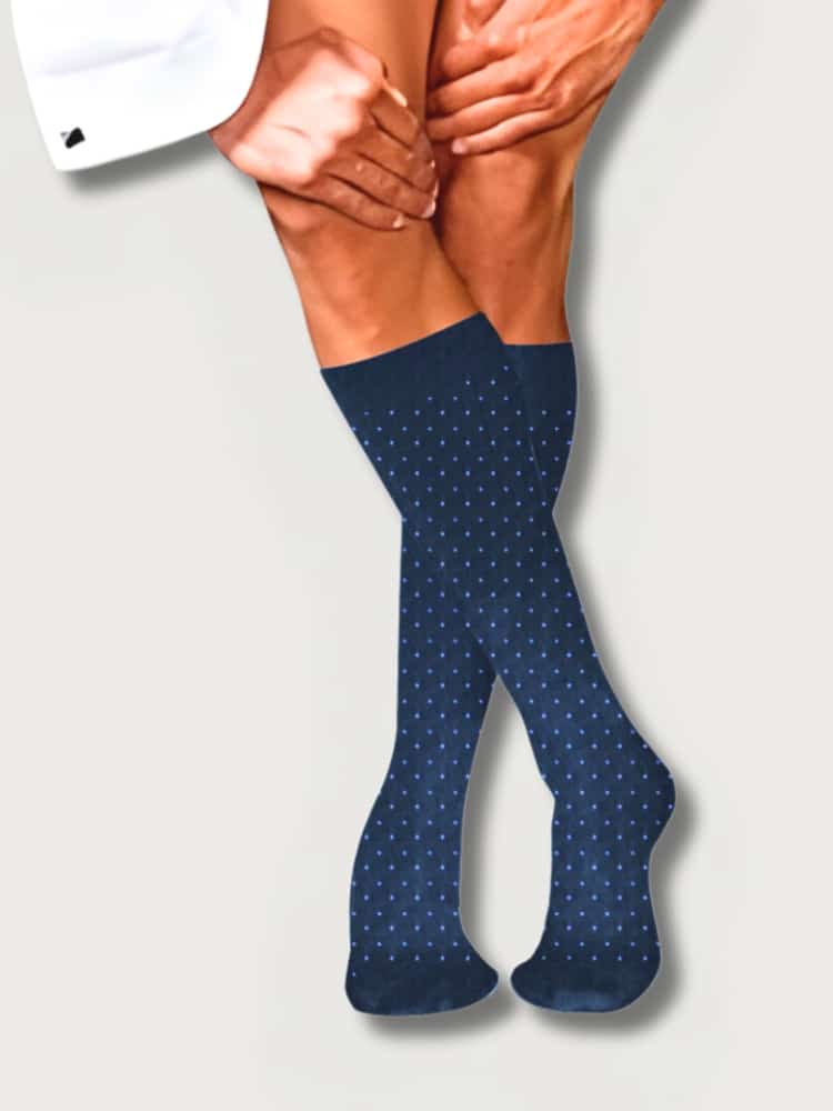 Αντρικές Κάλτσες Τεχνολογίας Συμπίεσης Swiss Dots με Βαμβάκι 15-20 mmHg