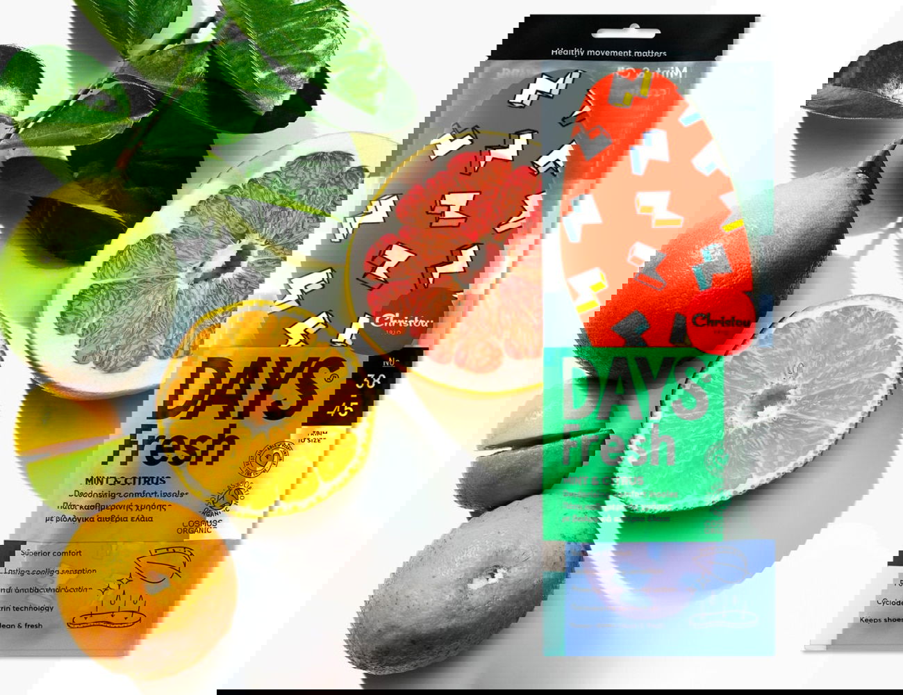 “Σεζόν” Εssentials : Κάλτσες Τεχνολογίας Συμπίεσης + Αρωματικοί Πάτοι Days fresh