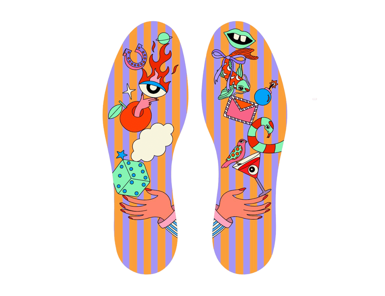 Martini Dice Αρωματικός Πάτος – Colored