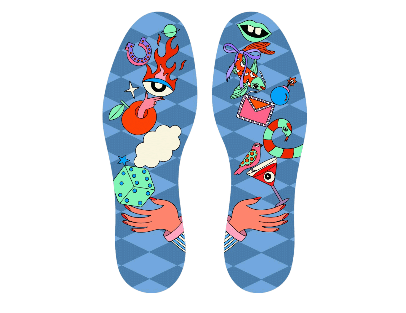 Martini Dice Αρωματικός Πάτος – Blue