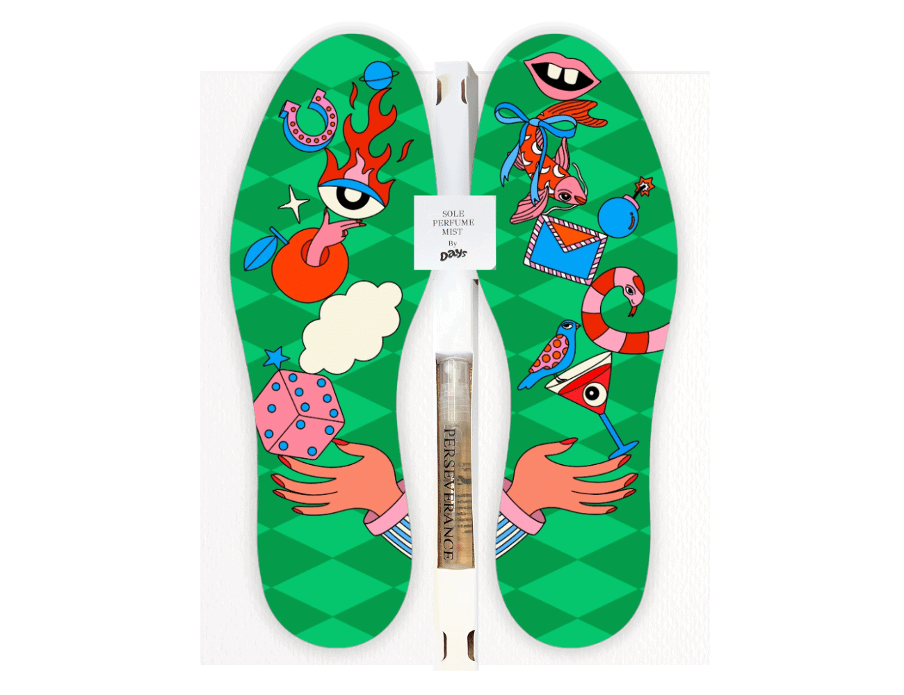 Στάσου Καλύτερα, Περπάτα Ξεκούραστα  : 1 ιμάντας πλάτης + 1 Αρωματικός Πάτος Days limited edition.