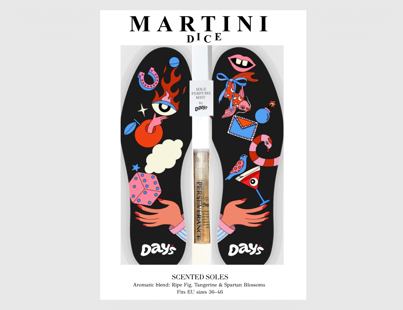 Martini Dice Αρωματικός Πάτος – Black