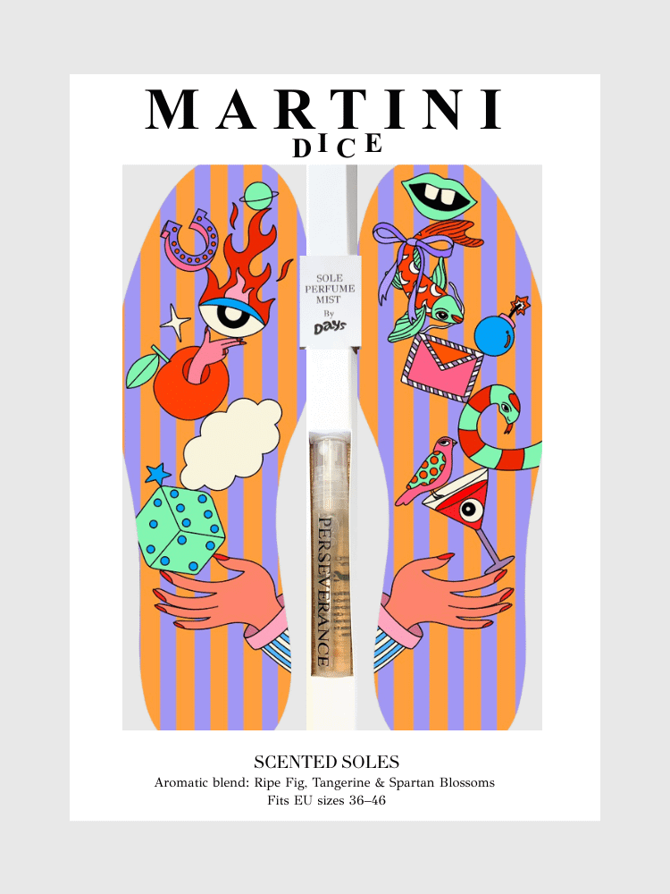 Martini Dice Αρωματικός Πάτος – Colored