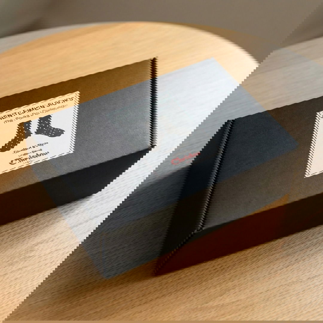 Πακέτο 3 Gentlemen Compression Dot Socks – 1 μαύρη, 1 γκρι & 1 navy blue