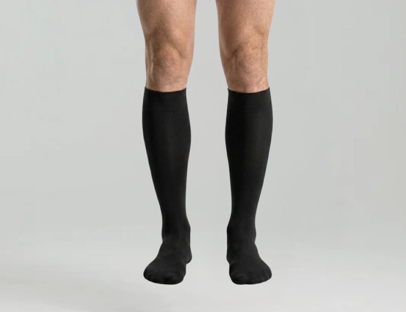 Scudotex Μαύρες Ανδρικές Κάλτσες Τεχνολογίας Συμπίεσης με ίνες Ασημιού 17-20mmHg