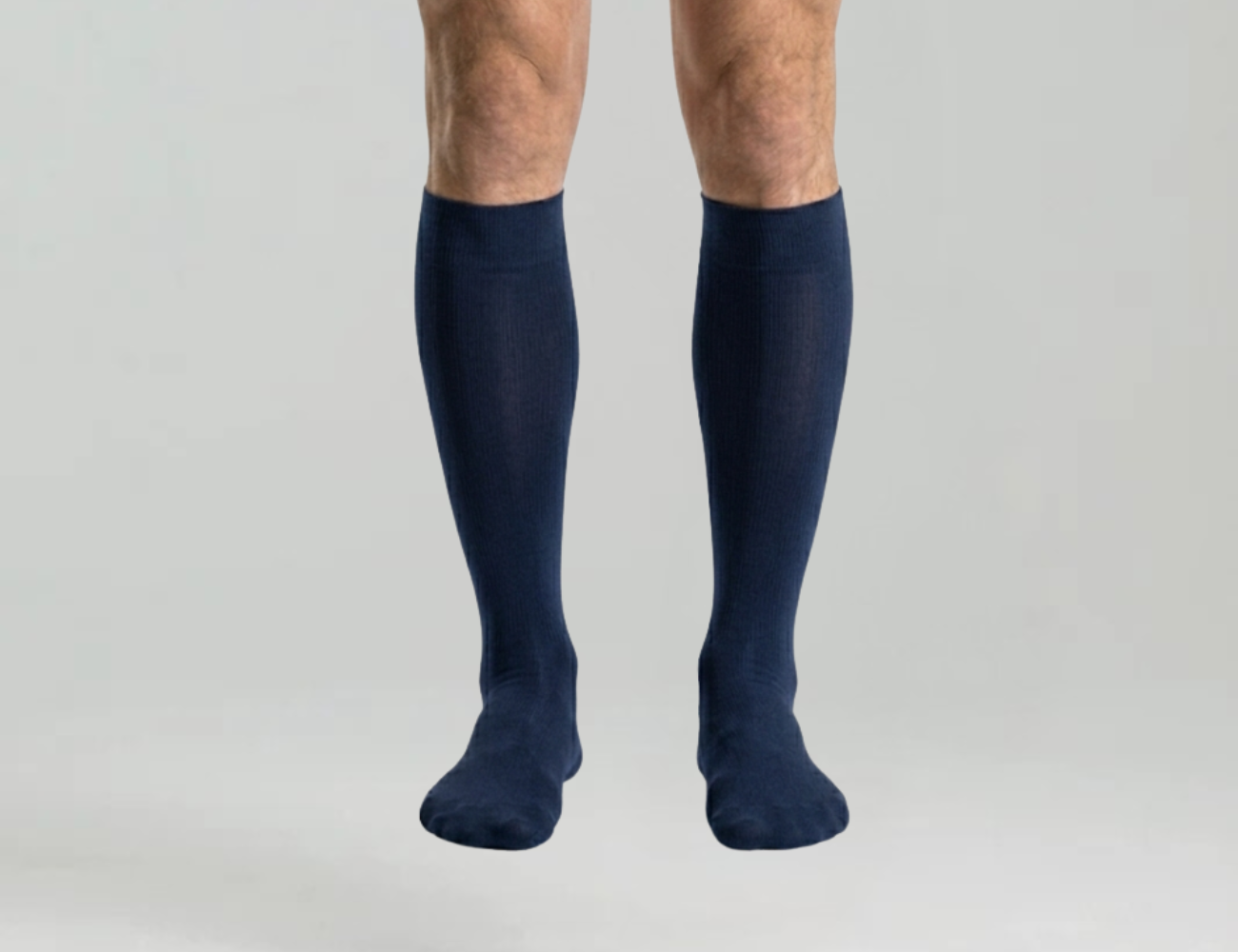 Scudotex Μπλε Ανδρικές Κάλτσες Τεχνολογίας Συμπίεσης 18-21 mmHg με ίνες ασημιού