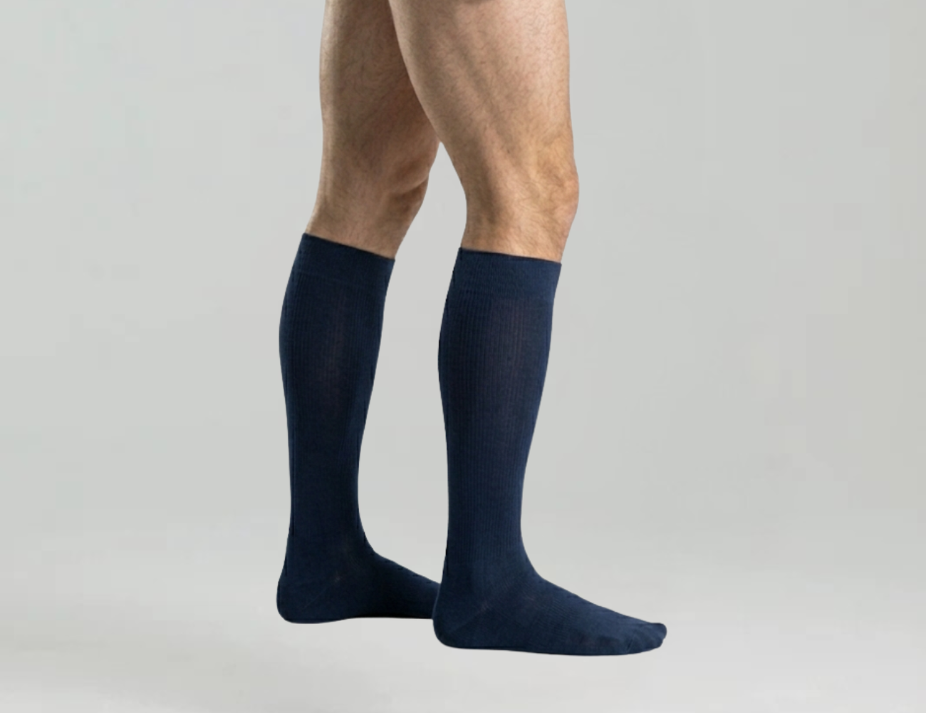 Scudotex Μπλε Ανδρικές Κάλτσες Τεχνολογίας Συμπίεσης 18-21 mmHg με ίνες ασημιού