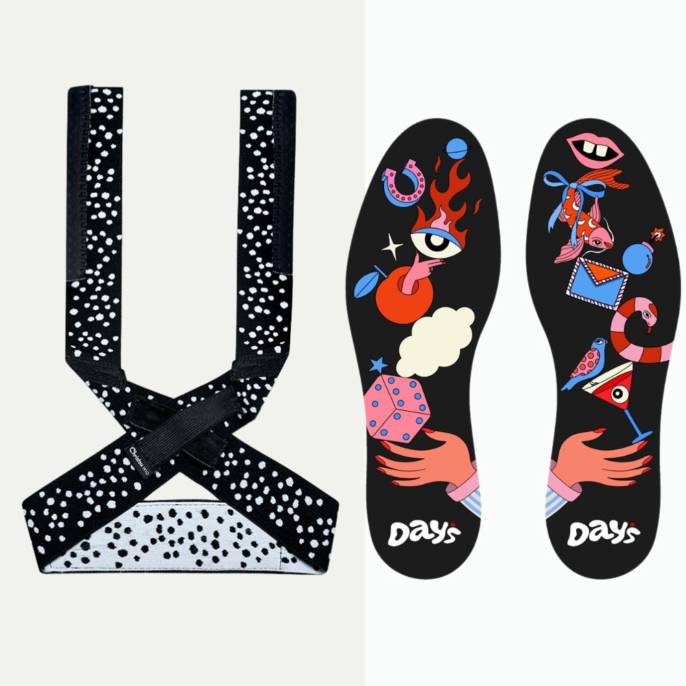 Στάσου Καλύτερα, Περπάτα Ξεκούραστα  : 1 ιμάντας πλάτης + 1 Αρωματικός Πάτος Days limited edition.