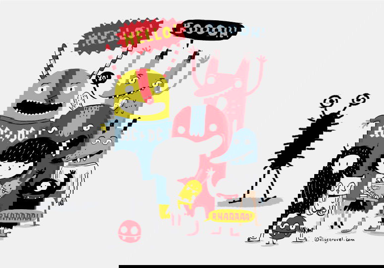 Ανατομικοί Πάτοι για Παιδιά Σειρά Monsters AB/CD