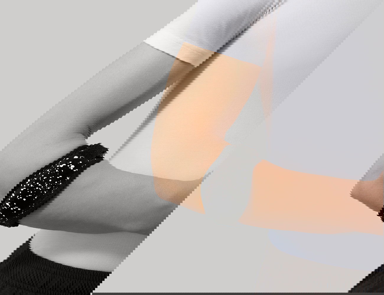 Silicone Tennis Elbow Support & Compression Sleeve