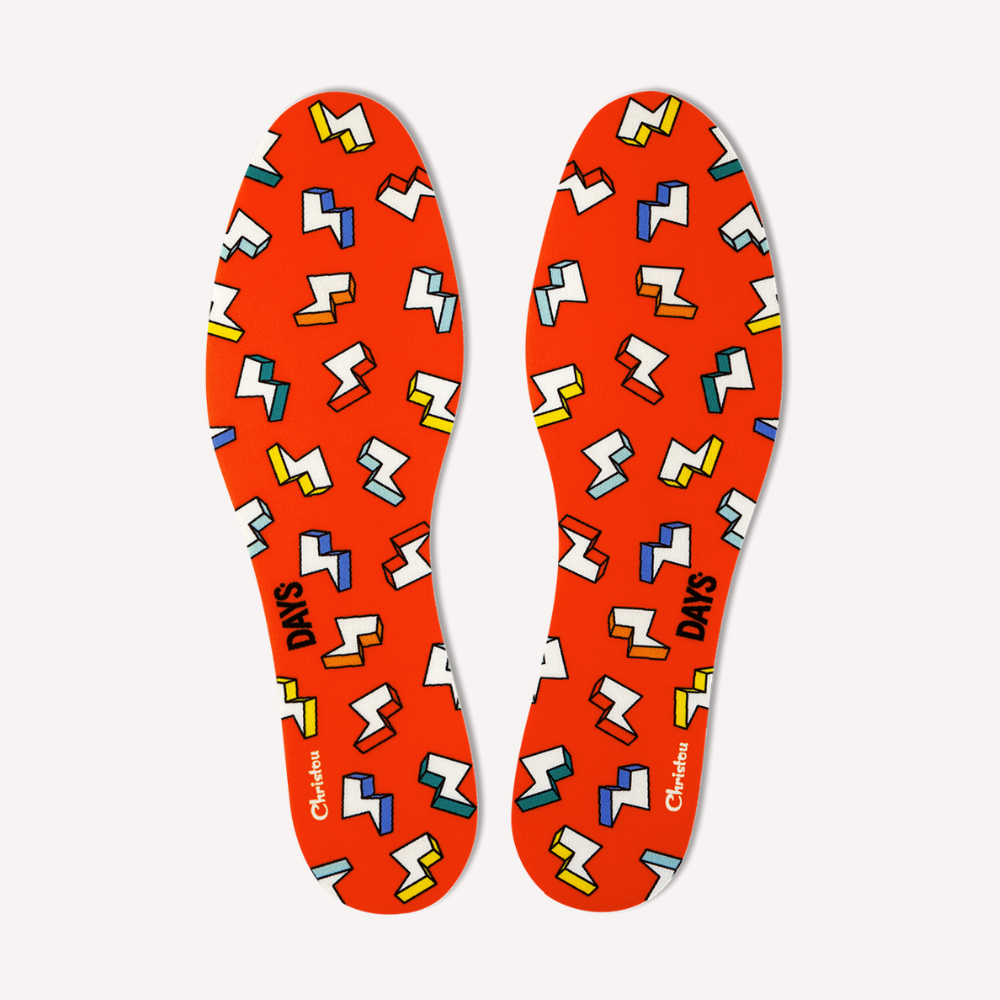Aromatical Insoles Fresh Thunderbolts Red