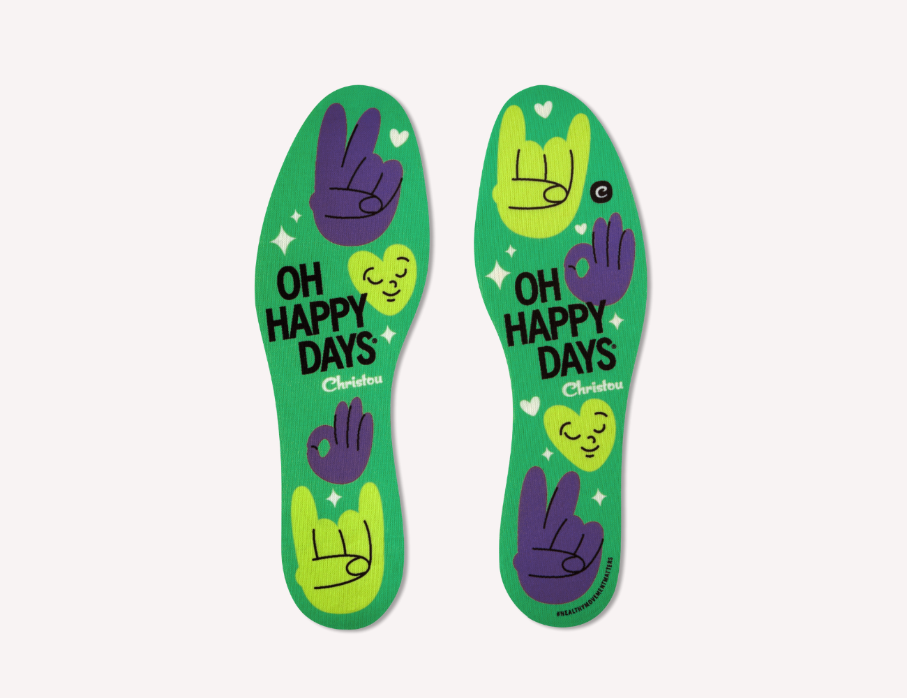 Aromatical Insoles Fresh Oh Happy Days Green