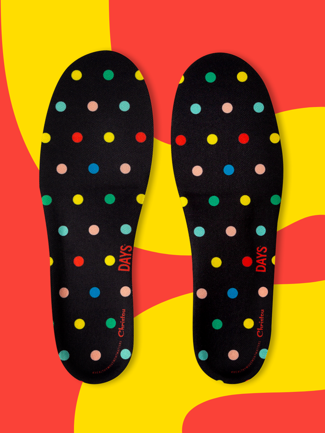 Anatomical Kids Insoles Polka Dot Comfy