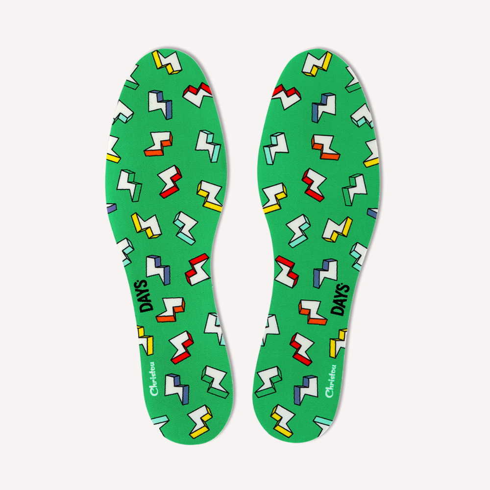 Aromatical Insoles Fresh Thunderbolts Green