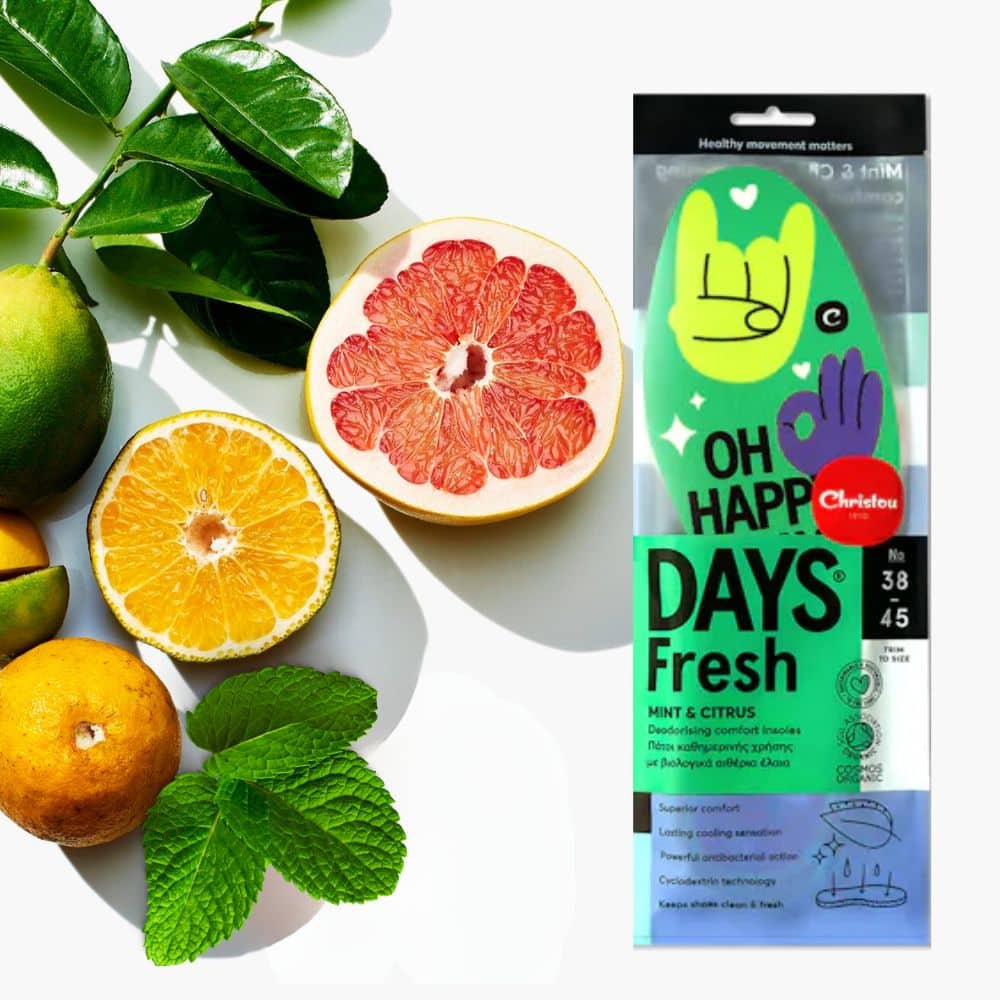 Aromatical Insoles Fresh Oh Happy Days Green