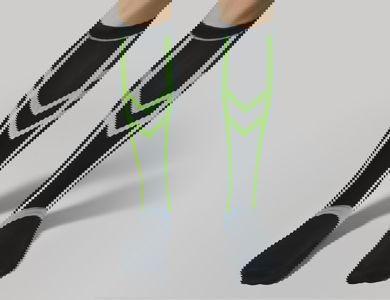 Graduated Compression Knee-High Sports Socks